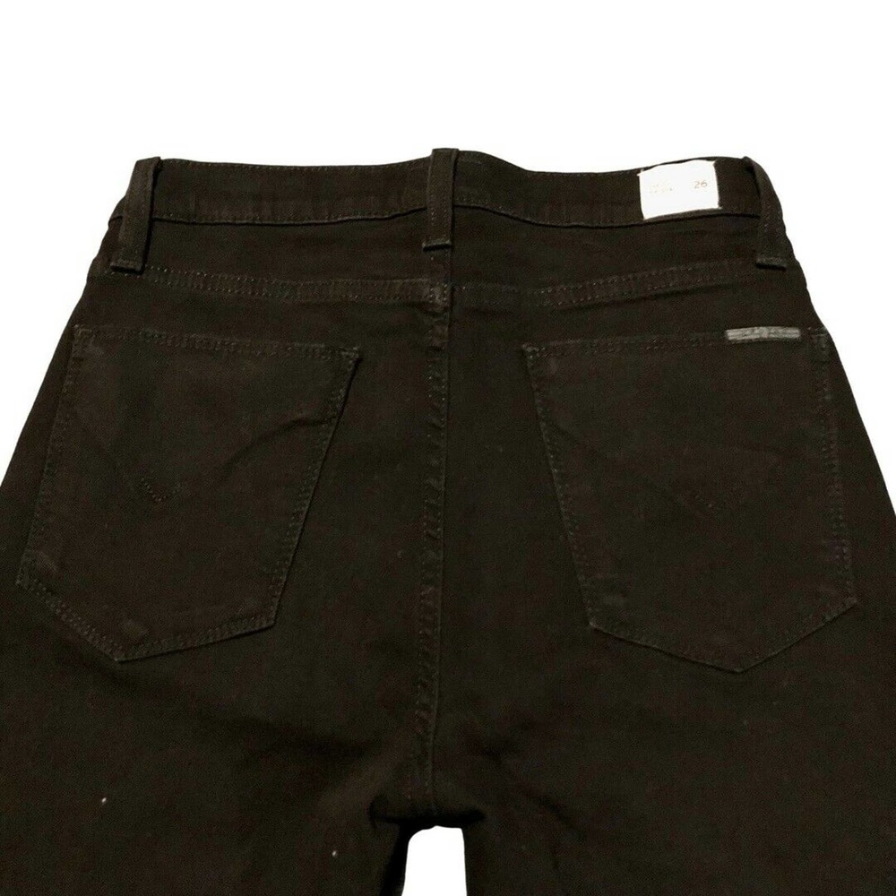 Hudson Jeans 26 Krista Super Skinny Ankle Black Mid Rise 29.5 Inseam Women’s